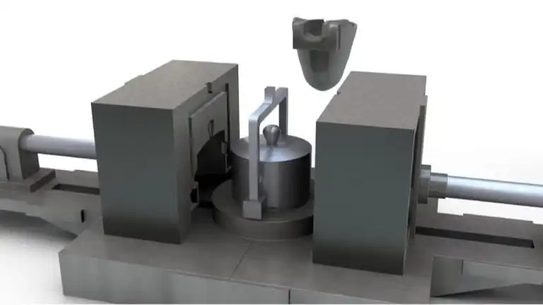 What is the process of gravity casting?