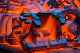 What is a cast annealing tray used for in heat treatment?