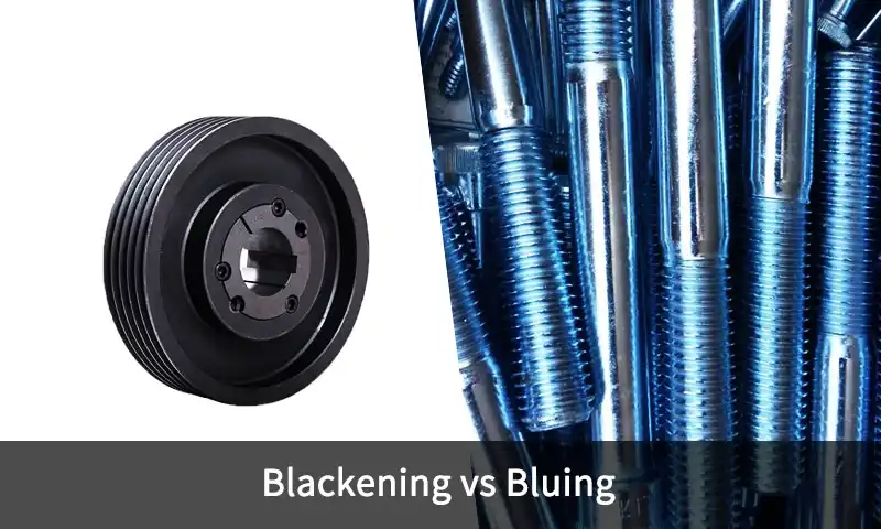 The Differences Between Bluing and Blackening of Castings Forgings and Machined Parts